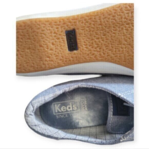 Keds Kickstart Denim Blue Canvas Sneakers Size 9 - Picture 5 of 10